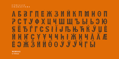 Wornas Font Poster 9