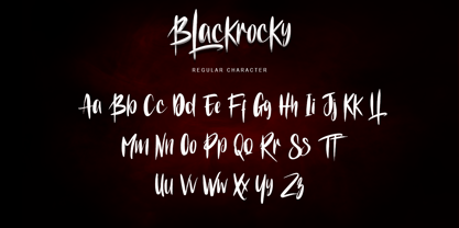 Blackrocky Font Poster 6