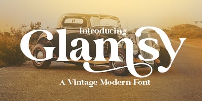 Glamsy Font Poster 1