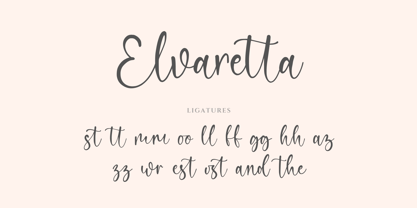 Elvaretta Font Poster 9