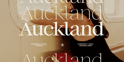 HV Auckland Font Poster 1