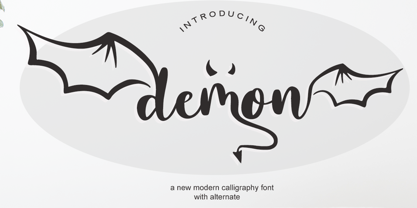 Demon Font Poster 1