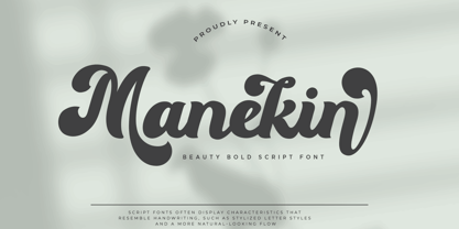 Manekin Font Poster 1