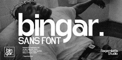 Bingar Font Poster 1