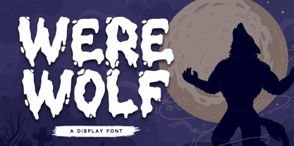 Werewolf Font Poster 1