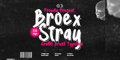Broex Stray Font Poster 1
