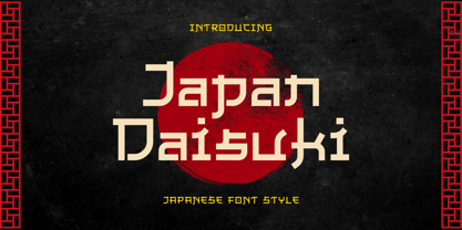 Japan Daisuki Font Poster 1