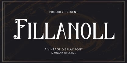 MC Fillanoll Font Poster 1