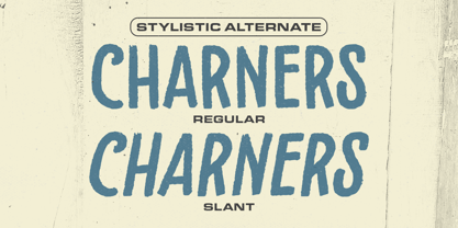 Charners Font Poster 2