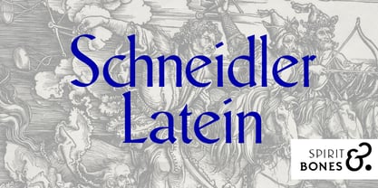 Schneidler Latein Font Poster 1