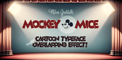 Mockey Mice Font Poster 1