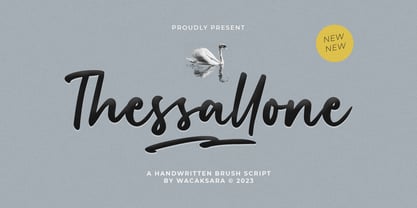 Thessallone Font Poster 1