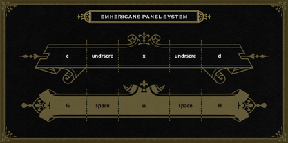 NS Emhericans Font Poster 11