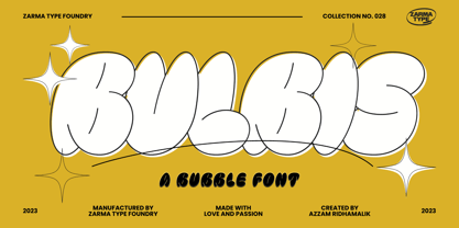 Bulbis Font Poster 1