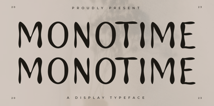 Monotime Font Poster 1