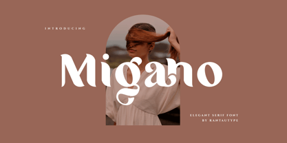 Migano Font Poster 1