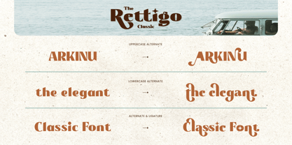 Rettigo Font Poster 5