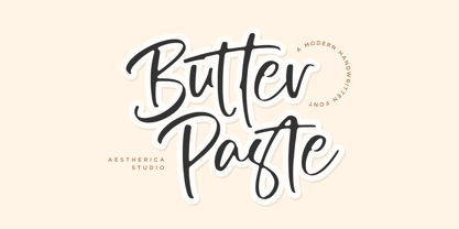 Butter Paste Font Poster 1