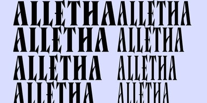 Alletha Font Poster 3