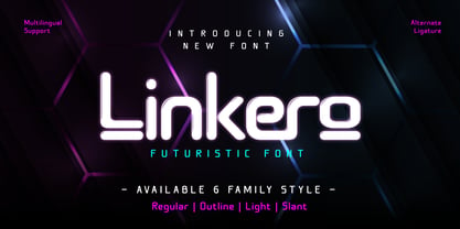 Linkero Font Poster 1