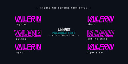 Linkero Font Poster 2