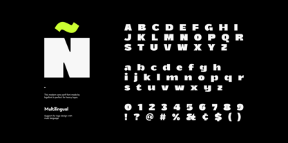 Moden Type Font Poster 6