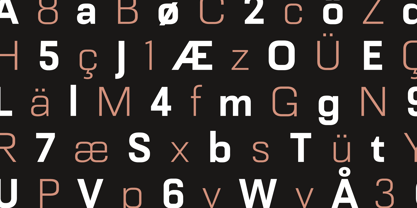 Haboro Squared Font Poster 5