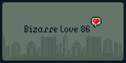 Bizarre Love 86 Font Poster 1