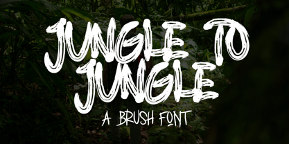 Jungle to jungle Font Poster 1