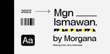 MGN Ismawan Font Poster 1