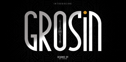 Grosin Font Poster 1