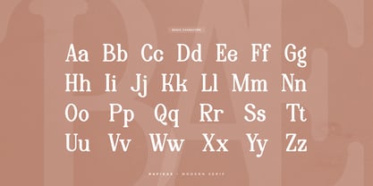 Rafikae Font Poster 10