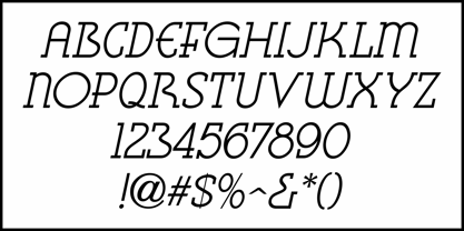 Casual Slab Serif JNL Font Poster 5