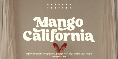 Mango California Font Poster 1