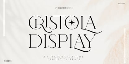Cristola Display Font Poster 1