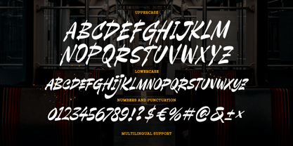 Gangsta Destroyer Font Poster 13