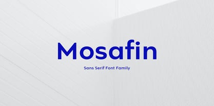 Mosafin Font Poster 1