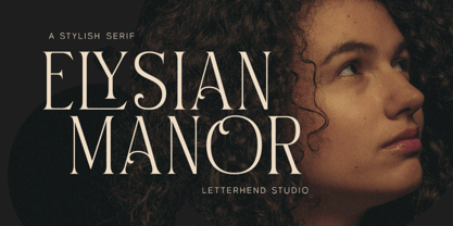 Elysian Manor Font Poster 1