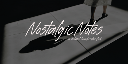 Nostalgic Notes Font Poster 1