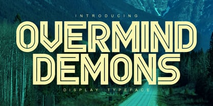 Overmind Demons Font Poster 1