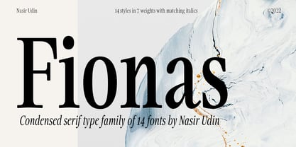 Fionas Font Poster 1