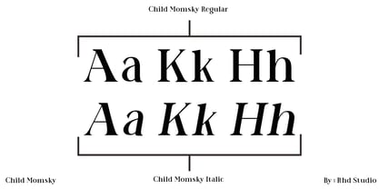 CHILD & MOMSKY Font Poster 6