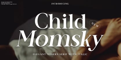 CHILD & MOMSKY Font Poster 1