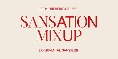 Sansation mixup Font Poster 1