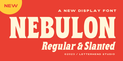 Nebulon Font Poster 1