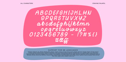 Craving Falafel Font Poster 10