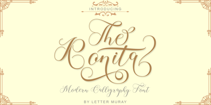 The Ronita Font Poster 1