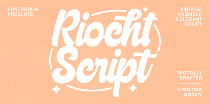 Riocht Font Poster 1