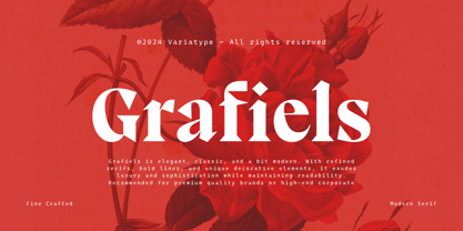 Grafiels Font Poster 1