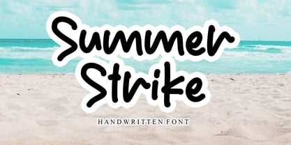Summer Strike Font Poster 1